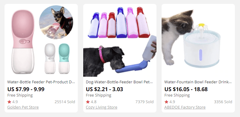 dropshipping pet products