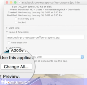 Associate software with OP_ file on Mac